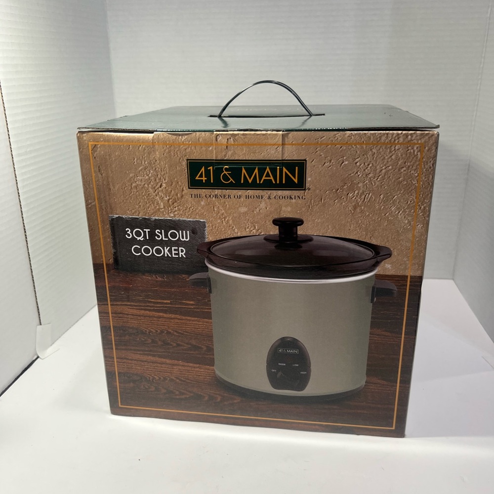 Stainless Steel 3QT Slow Cooker